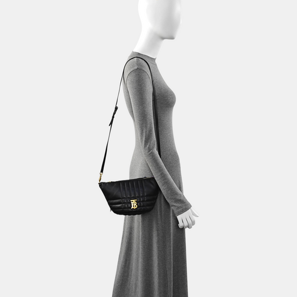 Lola Small Quilted Lambskin Black