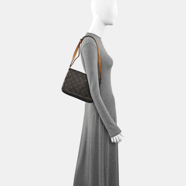 MUSETTE TANGO Monogram Coated Canvas Brown
