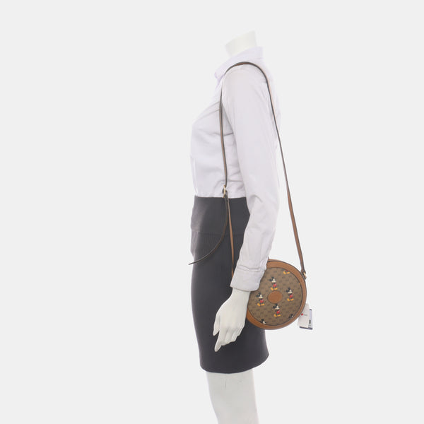 Disney X Gucci Monogram Coated Canvas Brown