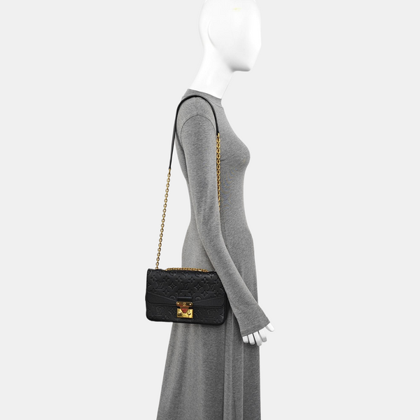 MARCEAU Monogram Calfskin Black