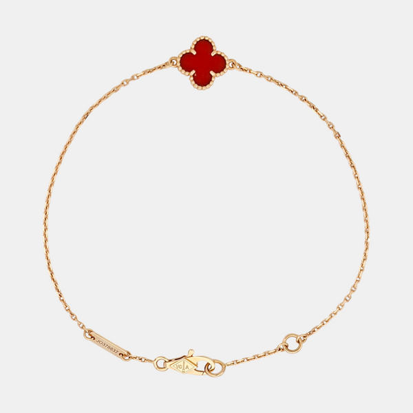 Sweet Alhambra 18k Rose Gold Bracelet