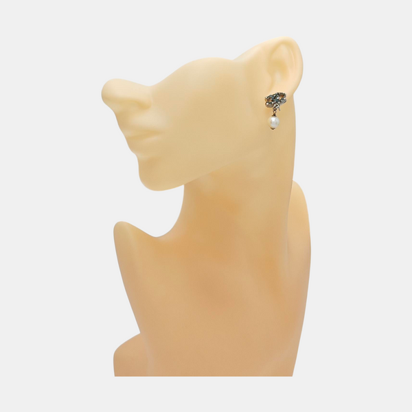Metal Silver Stud Earrings