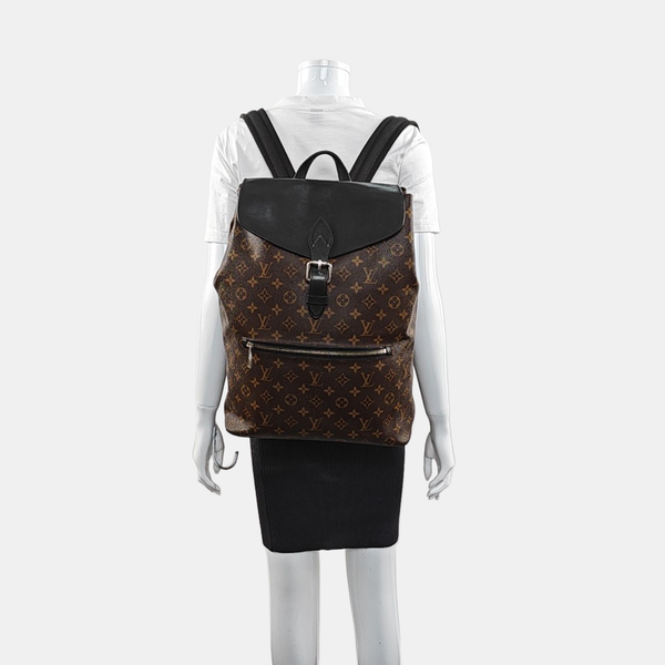PALK Monogram Coated Canvas Brown