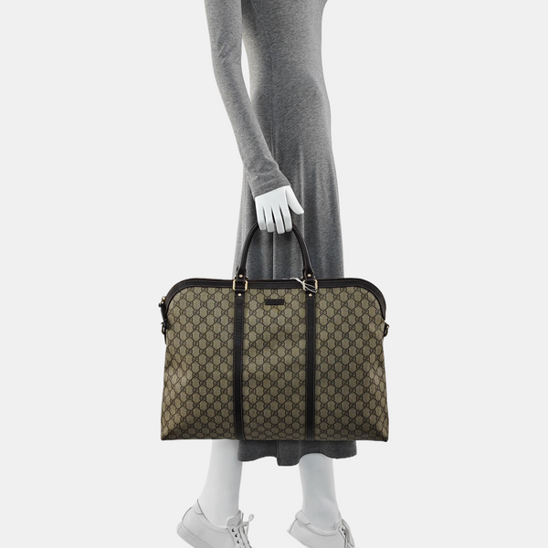 Duffle Monogram Coated Canvas Beige