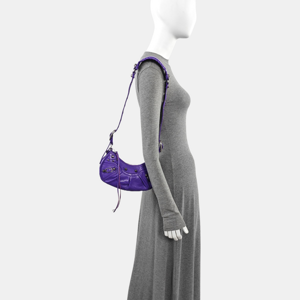 Le Cagole XS Calfskin Purple