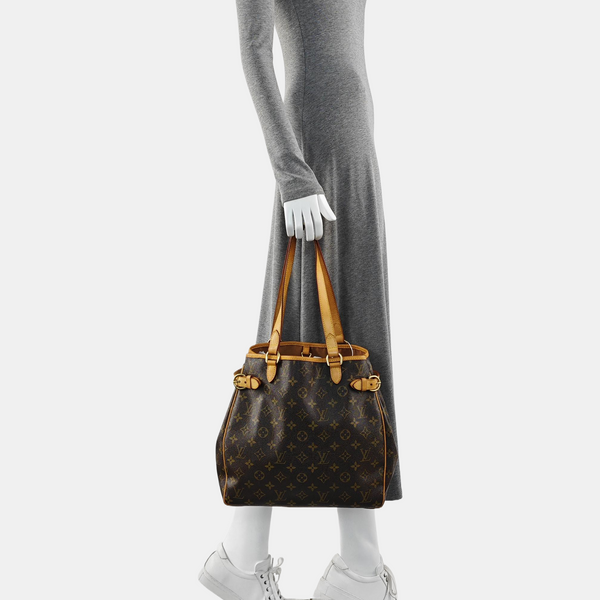 BATIGNOLLES MM Monogram Coated Canvas Brown