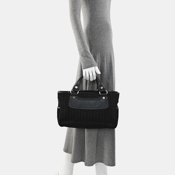 Suede Tote Bag Black