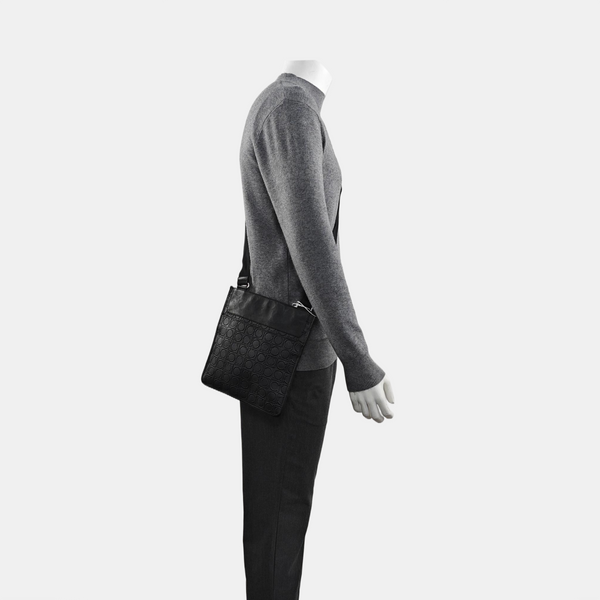 Calfskin Shoulder Bag Black