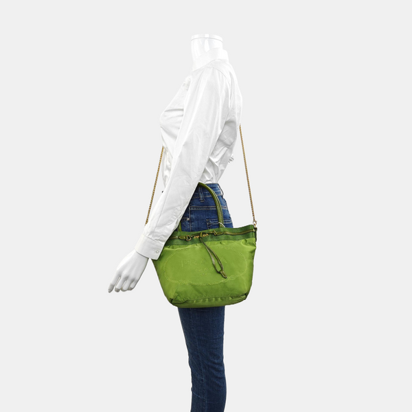 Nylon Tote Bag Green