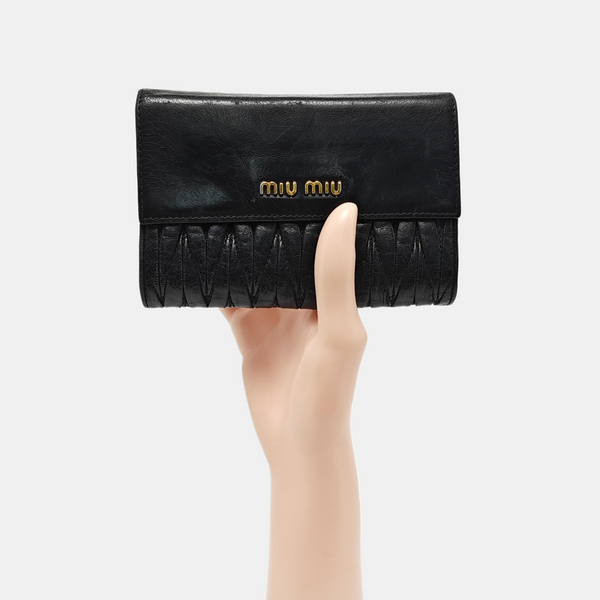 Lambskin Wallet Black