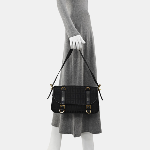 Canvas Shoulder Bag Black