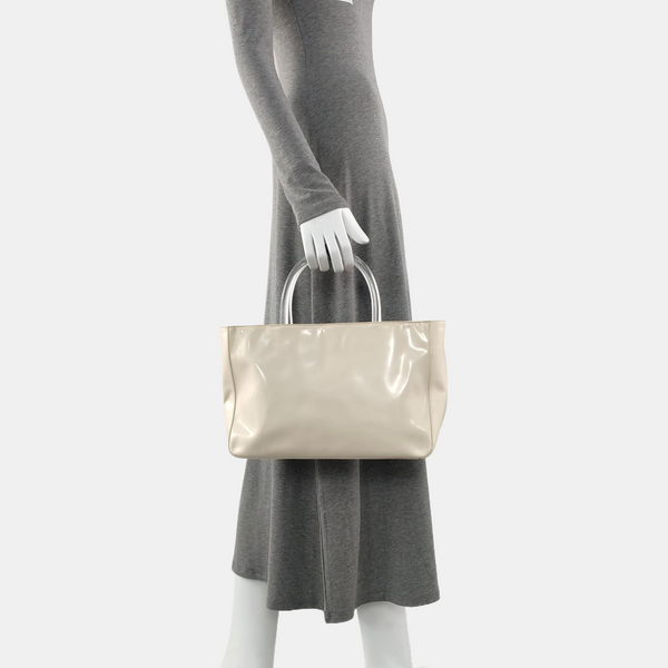 Calfskin Tote Bag Beige
