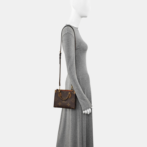 ONTHEGO BB Monogram Coated Canvas Brown