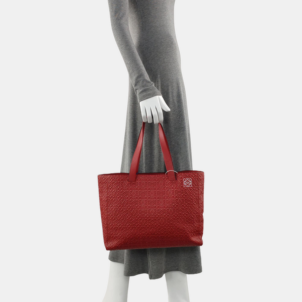 Eastwest Monogram Calfskin Red