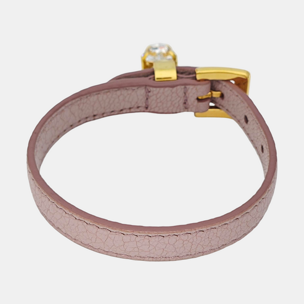 Leather Pink Bracelet