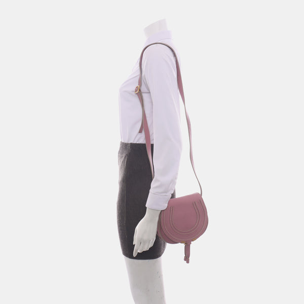 Marcie Mini Piel de Becerro Rosa