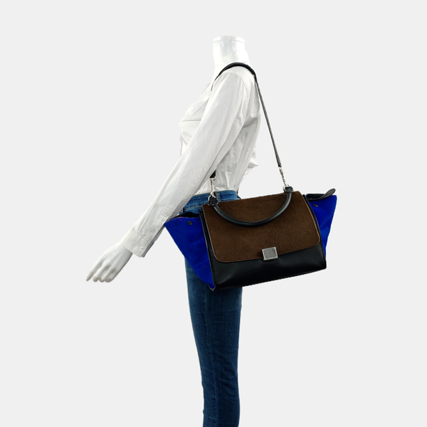TRAPEZE Medium Calfskin Multicolor