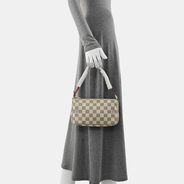ACCESSOIRES GM Damier Azur Coated Canvas White