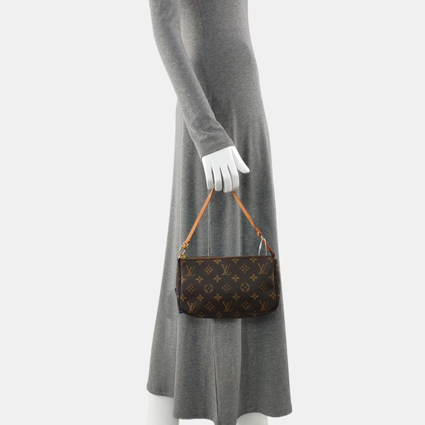 ACCESSOIRES Monogram Coated Canvas Brown