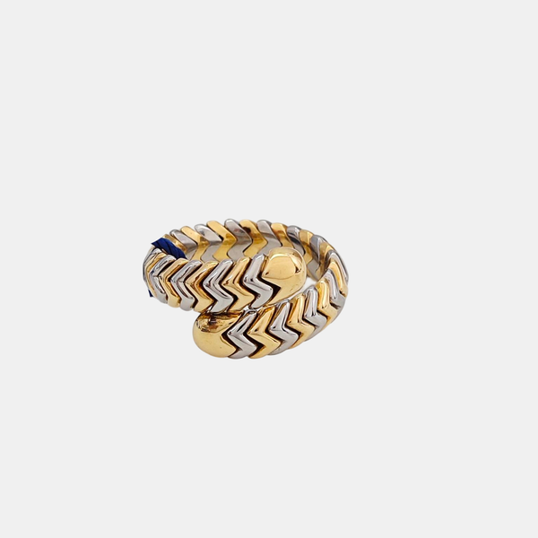 SERPENTI 18k White Gold Ring EU 52