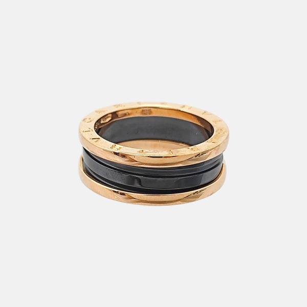 Anillo B.ZERO1 de oro rosa de 18k UE 58