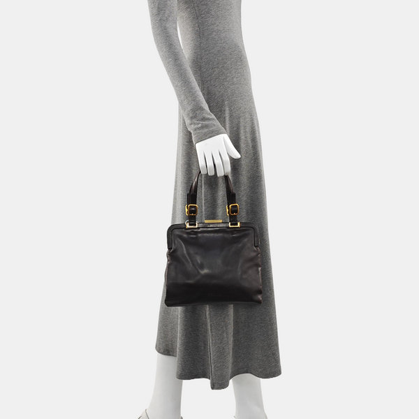 Calfskin Tote Bag Brown