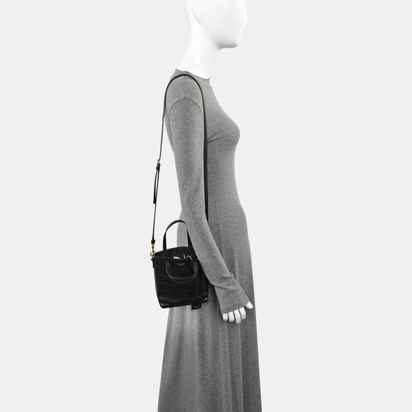 Calfskin Shoulder Bag Black