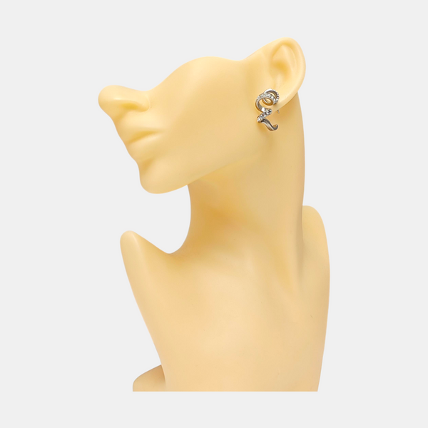 Metal Silver Stud Earrings