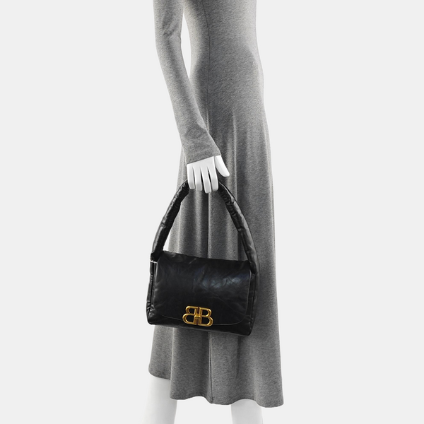 Monaco Small Calfskin Black
