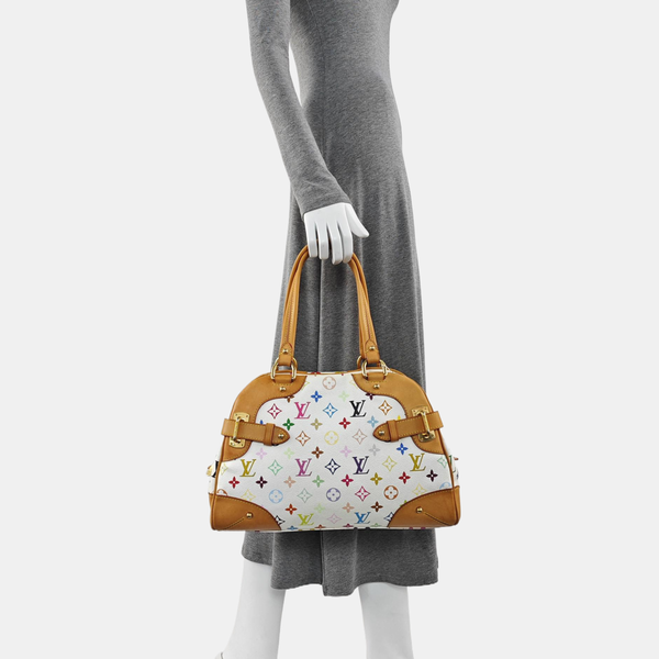 LV × TM CLAUDIA Monogram Coated Canvas White