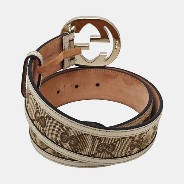 Fabric Belt Beige
