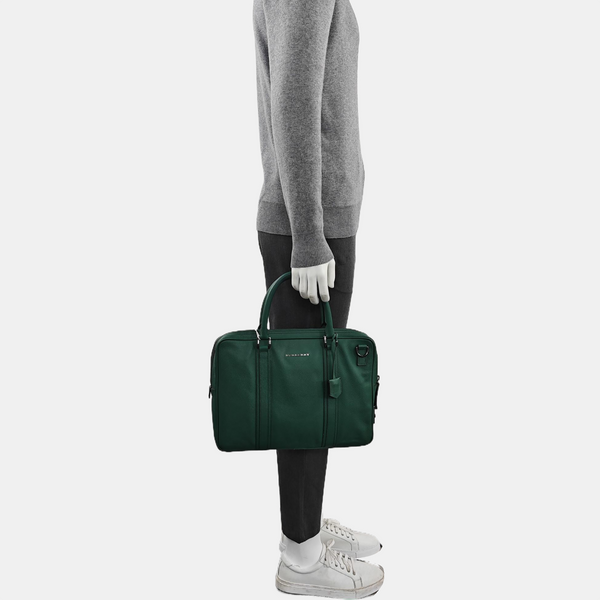 Calfskin Top Handle Bag Green