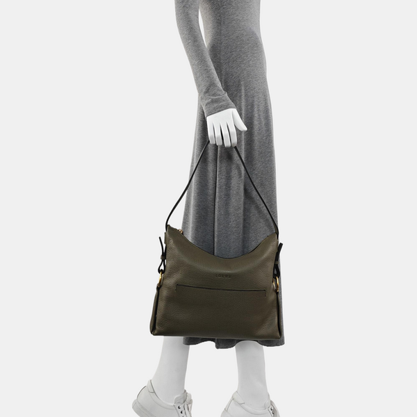 T Messenger Calfskin Green