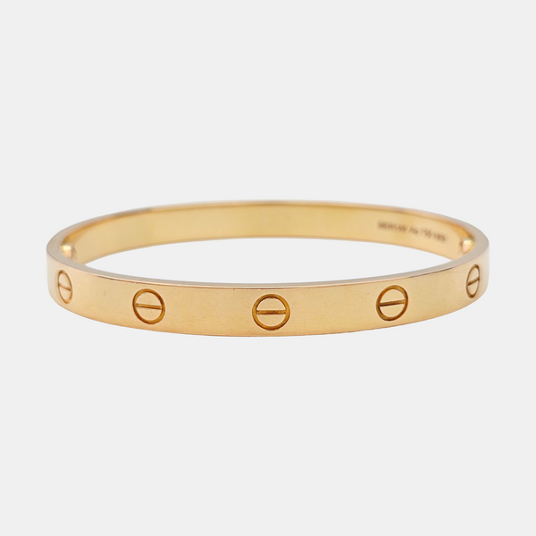 LOVE 18k Rose Gold Bangle
