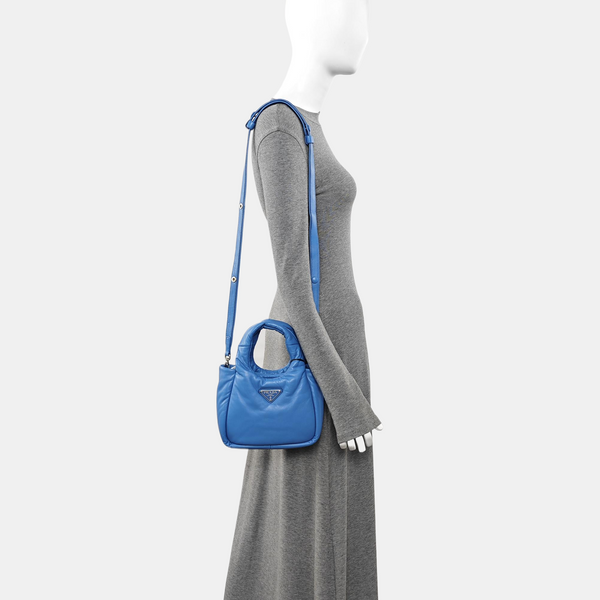 Lambskin Shoulder Bag Blue