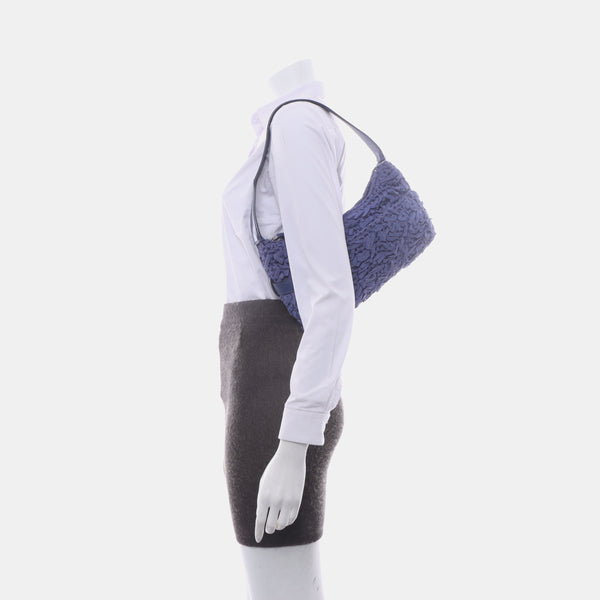 Clasp Hobo Fabric Blue