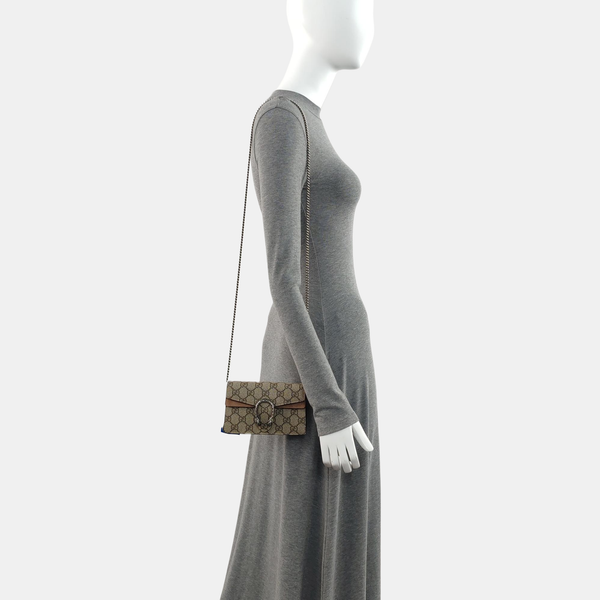 Authenticated pre-owned Dionysus Super Mini Monogram Coated Canvas Beige - Shoulder Bag at Looply