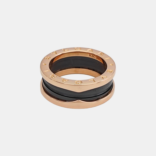 B.ZERO1 18k Rose Gold Ring EU 53