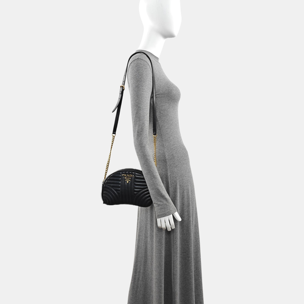 Diagramme Quilted Calfskin Black