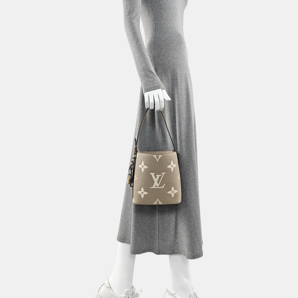 ALL IN BB Monogram Calfskin Gray