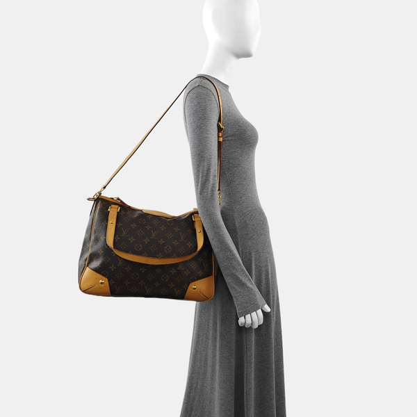 ESTRELA GM Monogram Coated Canvas Brown