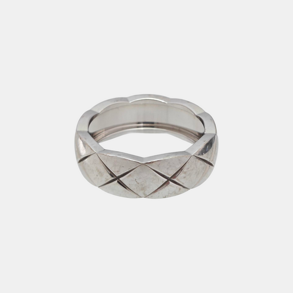 COCOCRUSH 18k White Gold Silver Ring EU 54