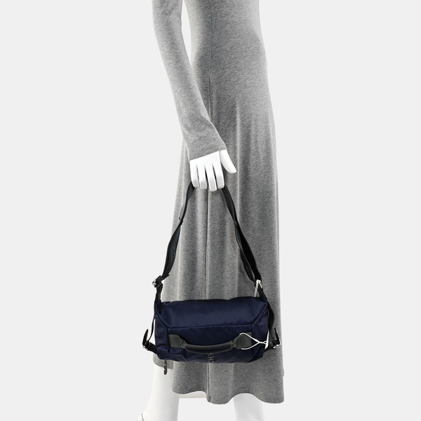 Nylon Shoulder Bag Blue