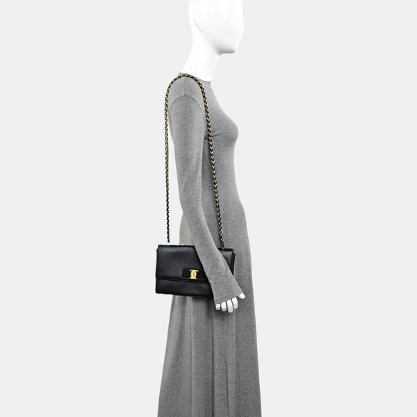 Ginny Calfskin Black