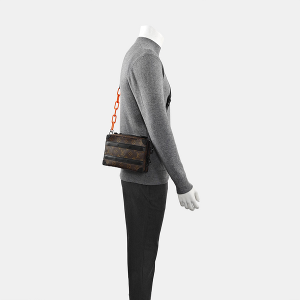 SOFT TRUNK Monogram Coated Canvas Brown