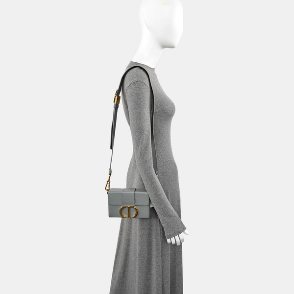 30 Montaigne Mini Calfskin Gray