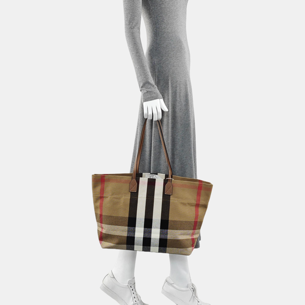 Fabric Tote Bag Beige