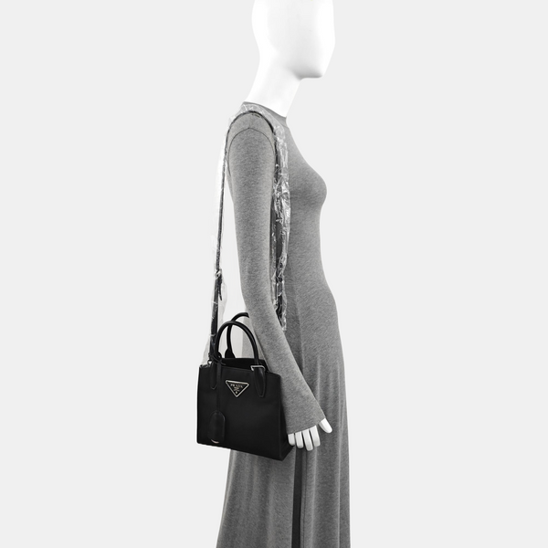 Nylon Shoulder Bag Black