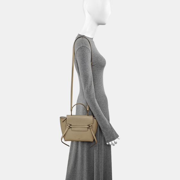 BELT Nano Calfskin Gray