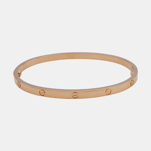 LOVE 18k Rose Gold Bangle